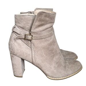 Banana Republic Tan Suede Ankle Boot